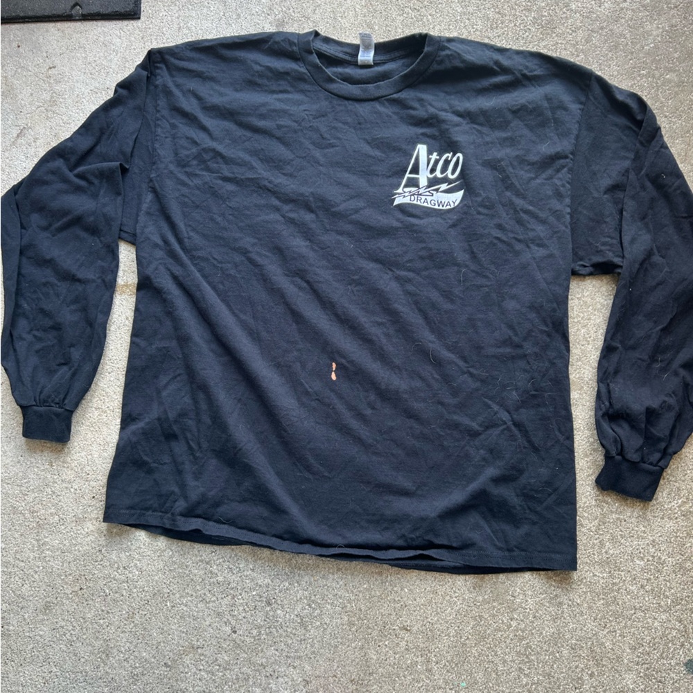 Official Atco Dragway T-shirt NHR Nationals Dragster Funny Car 2XL Long Sleeve A